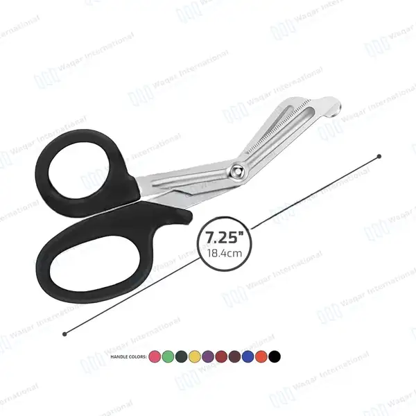 11 Pcs Heavy Duty EMT Bandage Scissors & Trauma Shears Set 7.25″ - surgical instruments manufactured by Waqar International, Sialkot - view 4