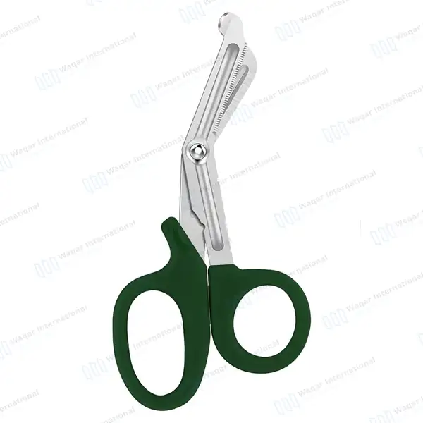 Hunter Green EMT/EMS Utility 7.25″ Paramedic Bandage Shears Scissors - surgical instruments manufactured by Waqar International, Sialkot - view 5