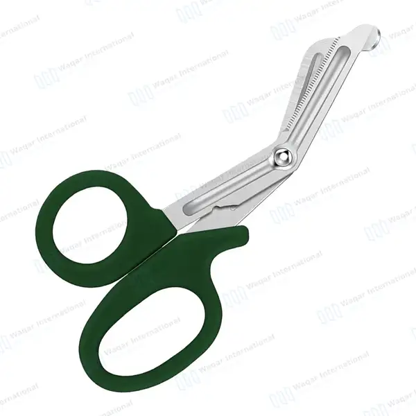 Hunter Green EMT/EMS Utility 7.25″ Paramedic Bandage Shears Scissors - surgical instruments manufactured by Waqar International, Sialkot - view 6