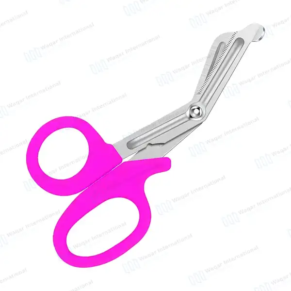 Magenta EMT/EMS Utility 7.25″ Paramedic Bandage Shears Scissors - surgical instruments manufactured by Waqar International, Sialkot - view 6