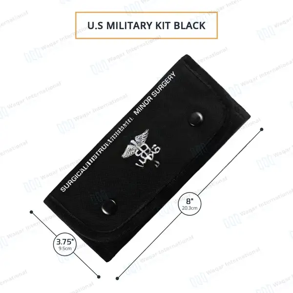 17 Pcs First Responder Black Tactical Kit with Holster - surgical instruments manufactured by Waqar International, Sialkot - view 4