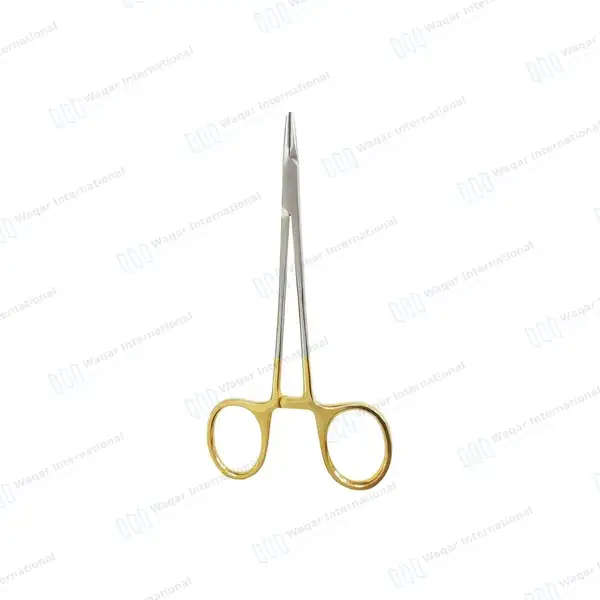 TC Mayo Hegar Needle Holder Driver 5″ Cross Serrated - surgical instruments manufactured by Waqar International, Sialkot - view 5
