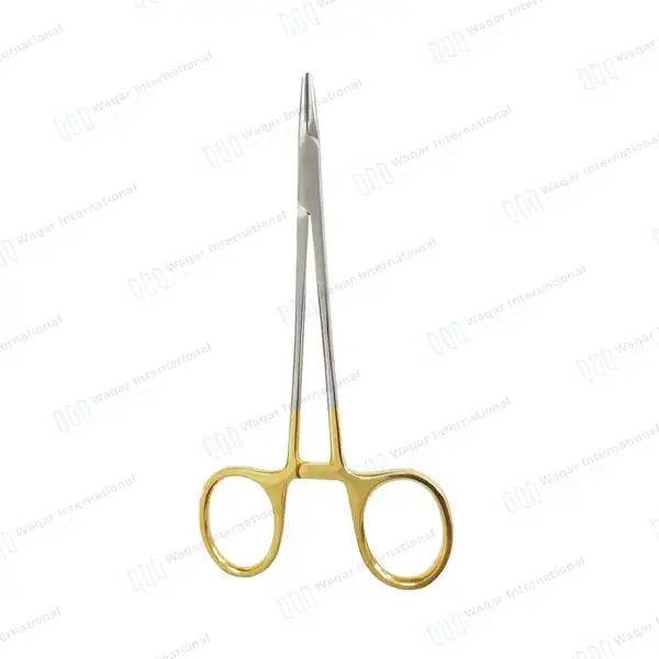 TC Mayo Hegar Needle Holder Driver 7″ Cross Serrated - surgical instruments manufactured by Waqar International, Sialkot - view 5