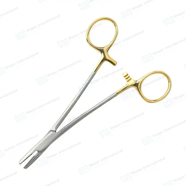TC Mayo Hegar Needle Holder Driver 8″ Cross Serrated - surgical instruments manufactured by Waqar International, Sialkot - view 7