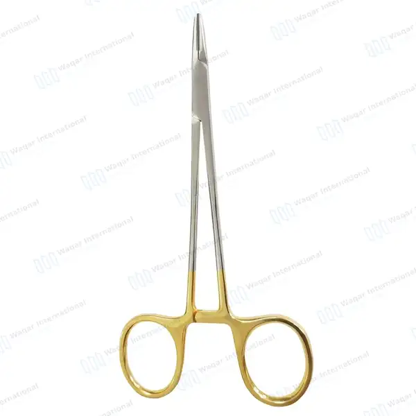 TC Mayo Hegar Needle Holder Driver 12″ Cross Serrated - surgical instruments manufactured by Waqar International, Sialkot - view 5