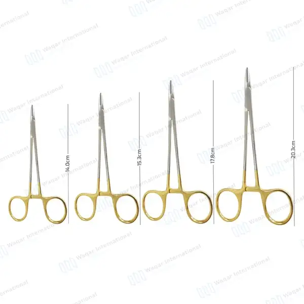 4 TC Mayo Hegar Needle Holder Driver 5.5″, 6″, 7″, 8″ Set - surgical instruments manufactured by Waqar International, Sialkot - view 4