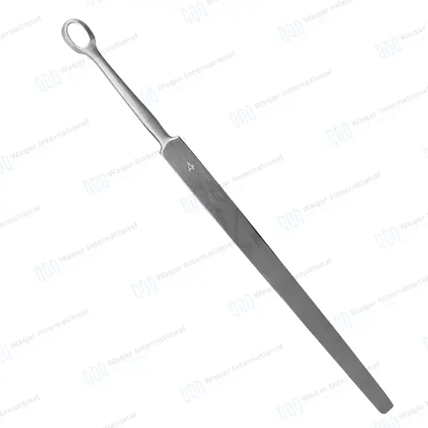 Fox Dermal Curette 4mm Round Tip – 5.5″ (14cm) Straight - surgical instruments manufactured by Waqar International, Sialkot - view 5