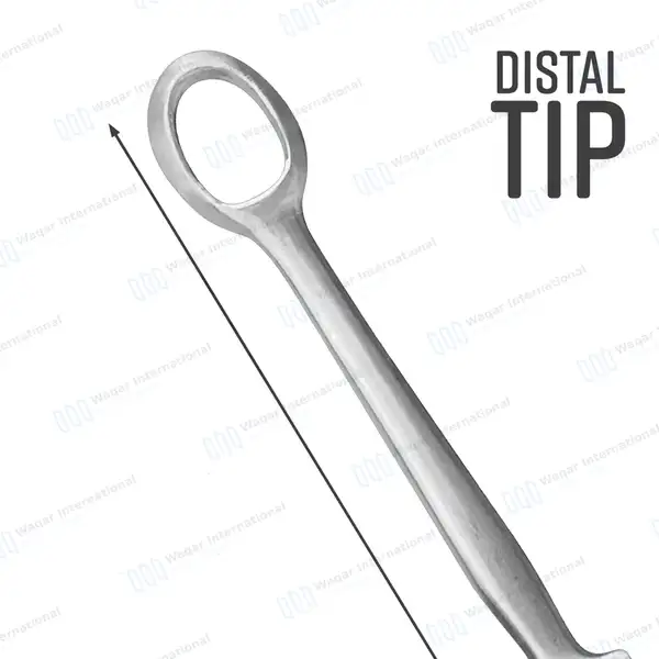 Fox Dermal Curette 5mm Round Tip – 5.5″ (14cm) Straight - surgical instruments manufactured by Waqar International, Sialkot - view 3