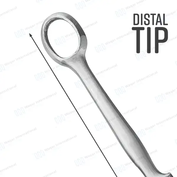 Fox Dermal Curette 6mm Round Tip – 5.5″ (14cm) Straight - surgical instruments manufactured by Waqar International, Sialkot - view 4