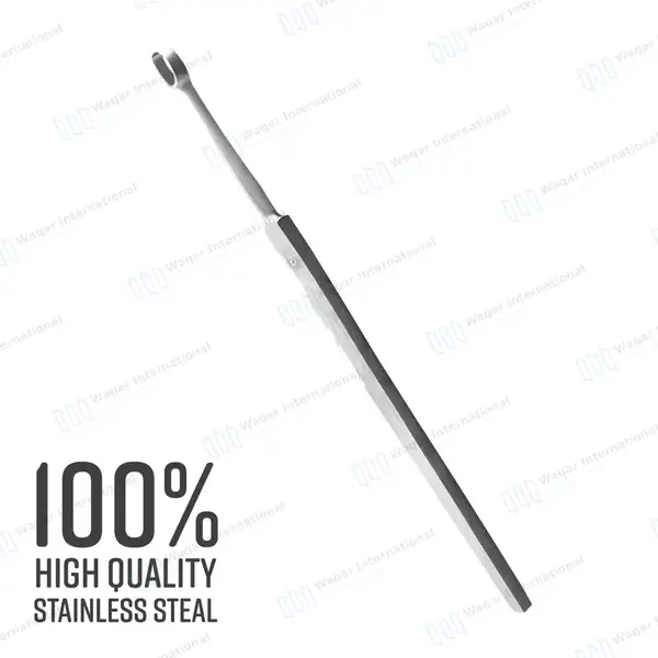 Fox Dermal Curette 6mm Round Tip – 5.5″ (14cm) Straight - surgical instruments manufactured by Waqar International, Sialkot - view 5