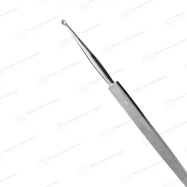 6 Pcs Meyhoefer Chalazion Curettes Set 1mm-3.5mm Flat Handle 5″ - surgical instruments manufactured by Waqar International, Sialkot - view 3