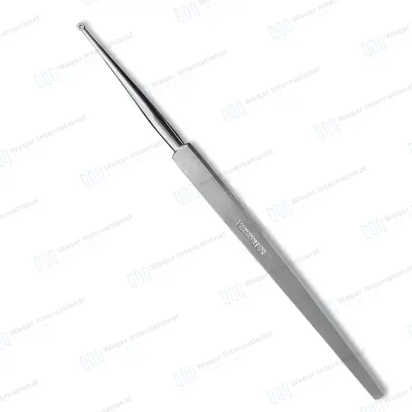 Meyhoefer Chalazion Curette 1.5mm Size #0 Flat Handle 5″ - surgical instruments manufactured by Waqar International, Sialkot - view 2