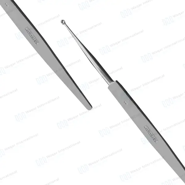 Meyhoefer Chalazion Curette 1.7mm Size #1 Flat Handle 5″ - surgical instruments manufactured by Waqar International, Sialkot - view 2
