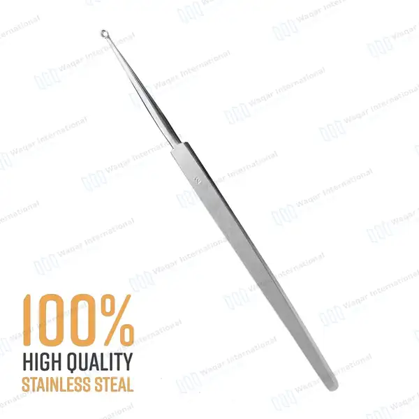 Meyhoefer Chalazion Curette 2.5mm Size #3 Flat Handle 5″ - surgical instruments manufactured by Waqar International, Sialkot - view 4