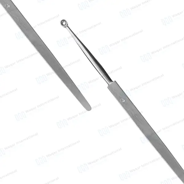 Meyhoefer Chalazion Curette 3.5mm Size #4 Flat Handle 5″ - surgical instruments manufactured by Waqar International, Sialkot - view 2