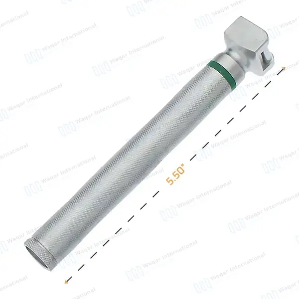 Fiberoptic Laryngoscope Handle Small - surgical instruments manufactured by Waqar International, Sialkot - view 3