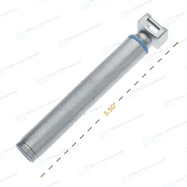 Conventional Laryngoscope Small Handle - surgical instruments manufactured by Waqar International, Sialkot - view 3