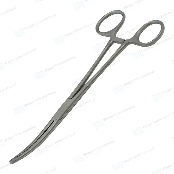 Fishing Hemostat Forceps 10″ Curved Pean Locking Clamps - surgical instruments manufactured by Waqar International, Sialkot - view 2