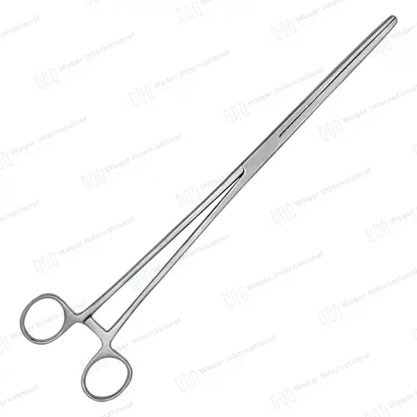 Pean Hemostat 12″ Straight Fishing Forceps Locking Clamps - surgical instruments manufactured by Waqar International, Sialkot - view 2