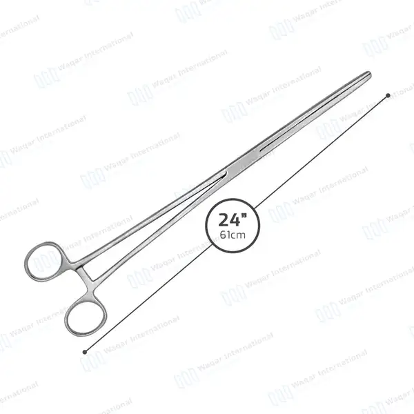 Rochester Pean Hemostat Forceps 24″ Straight Locking Clamps - surgical instruments manufactured by Waqar International, Sialkot - view 3