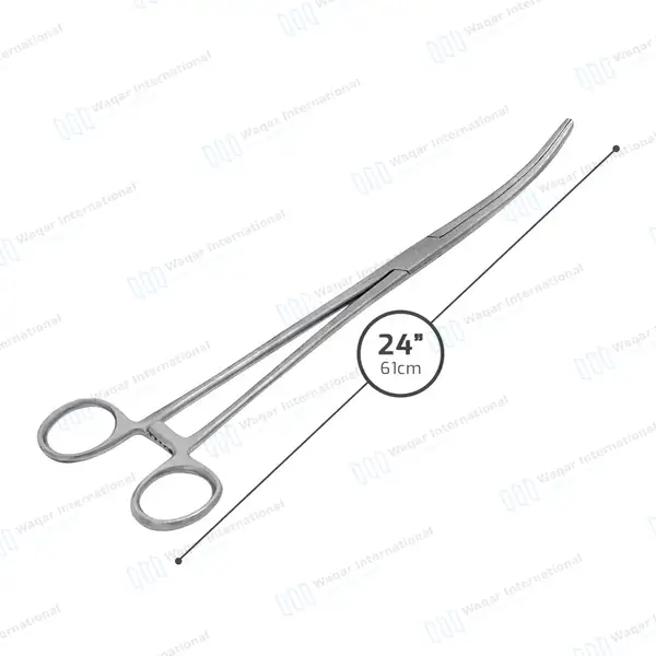 Rochester Pean Hemostat Forceps 24″ (61cm) Curved - surgical instruments manufactured by Waqar International, Sialkot - view 3