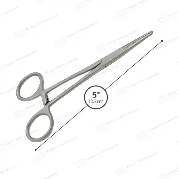 6 Pcs Mosquito Hemostat Forceps 5″ Straight Set - surgical instruments manufactured by Waqar International, Sialkot - view 3
