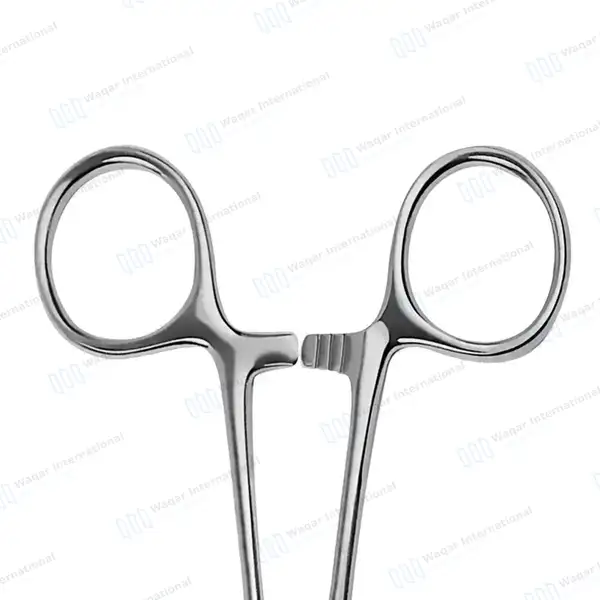 6 Pcs Mosquito Hemostat Forceps 5″ Straight Set - surgical instruments manufactured by Waqar International, Sialkot - view 5