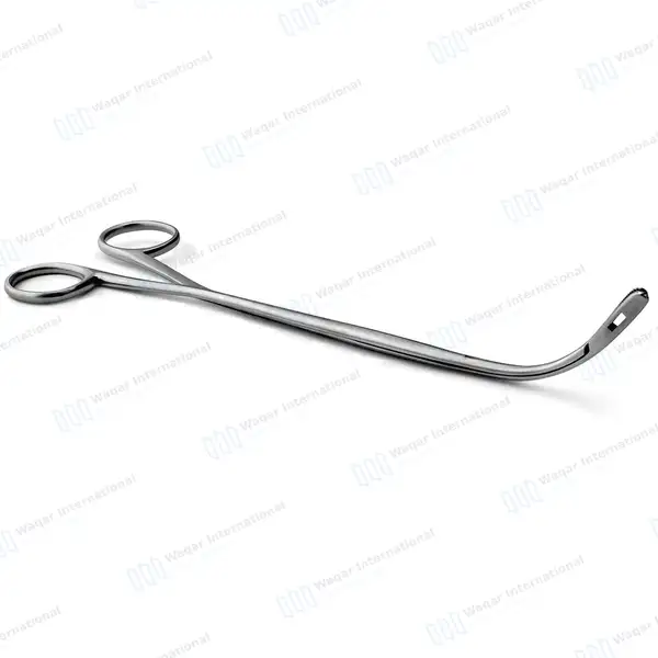 Randall Kidney Stone Forceps 8.25″ Half Curved - surgical instruments manufactured by Waqar International, Sialkot - view 2