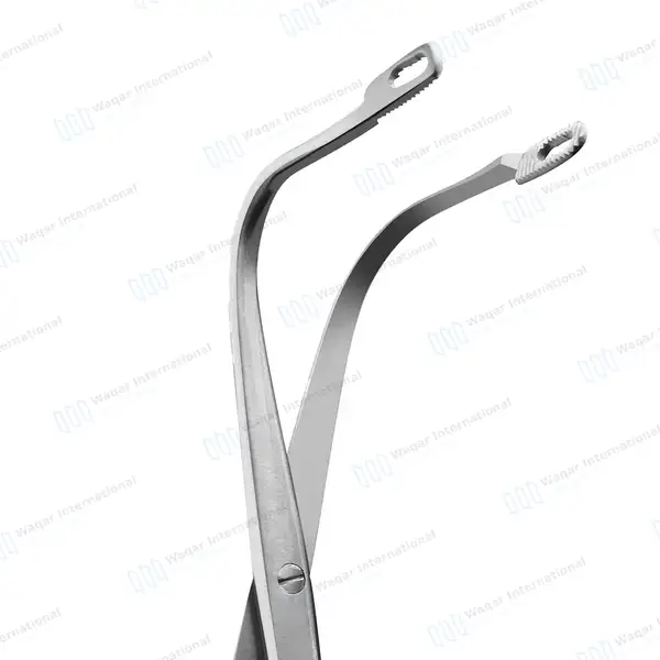 Randall Kidney Stone Forceps 7.5″ Full Curved - surgical instruments manufactured by Waqar International, Sialkot - view 4