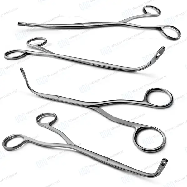 4 Randall Kidney Stone Forceps Set – Serrated Jaws - surgical instruments manufactured by Waqar International, Sialkot - view 2