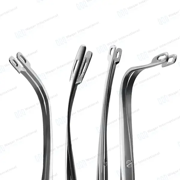 4 Randall Kidney Stone Forceps Set – Serrated Jaws - surgical instruments manufactured by Waqar International, Sialkot - view 3