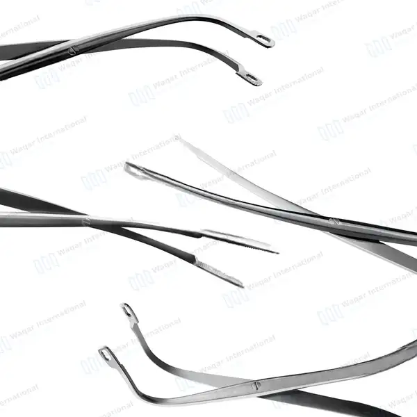 4 Randall Kidney Stone Forceps Set – Serrated Jaws - surgical instruments manufactured by Waqar International, Sialkot - view 4
