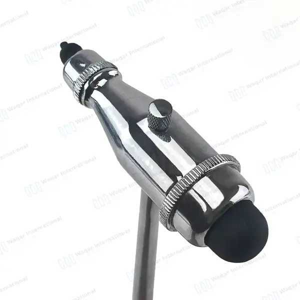Tromner Percussion Hammer with Large and Small Rubber Tips - surgical instruments manufactured by Waqar International, Sialkot - view 4