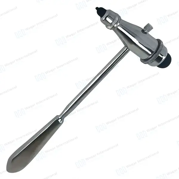 Tromner Percussion Hammer with Large and Small Rubber Tips - surgical instruments manufactured by Waqar International, Sialkot - view 5