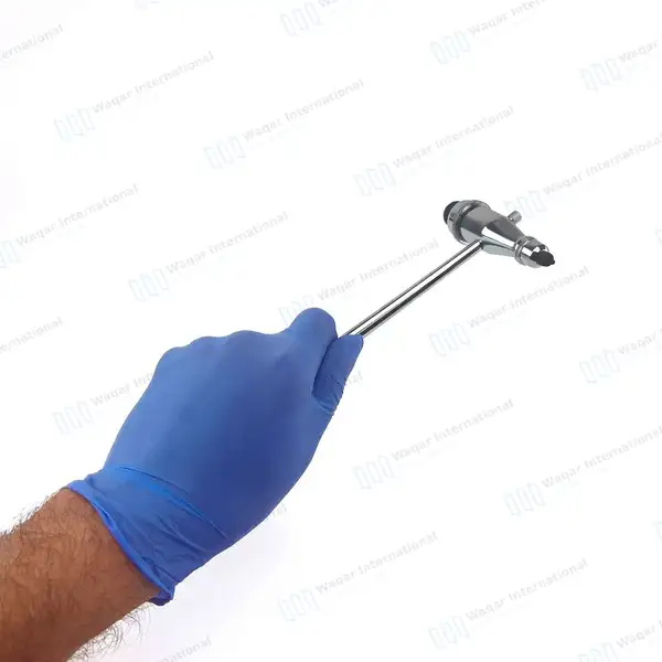 Tromner Percussion Hammer with Large and Small Rubber Tips - surgical instruments manufactured by Waqar International, Sialkot - view 6