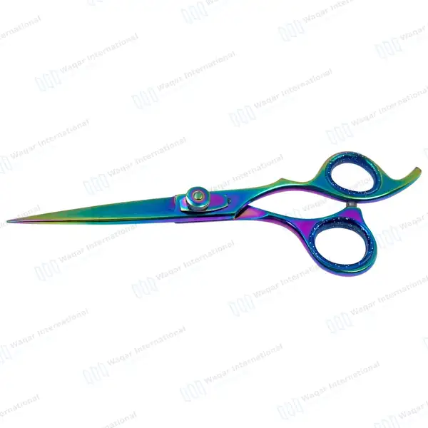 Multicolor Razor Edge Professional Barber Hair Scissors 6.5″ - surgical instruments manufactured by Waqar International, Sialkot - view 7