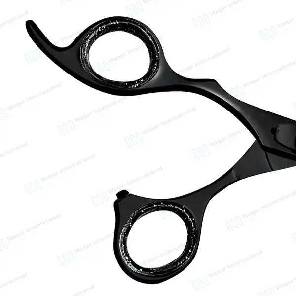 Professional Hair Salon Scissors Set 6.5″ Black with Carrying Case - surgical instruments manufactured by Waqar International, Sialkot - view 10
