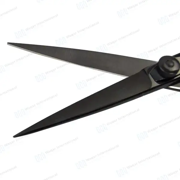 Professional Razor Edge Hair Scissors 6.5″ Black - surgical instruments manufactured by Waqar International, Sialkot - view 7