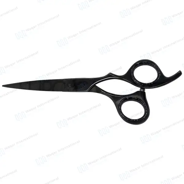 Professional Razor Edge Hair Scissors 6.5″ Black - surgical instruments manufactured by Waqar International, Sialkot - view 8