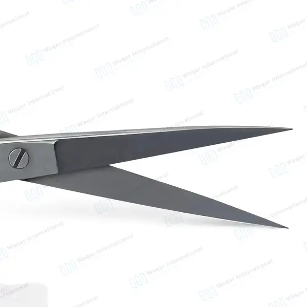 Professional Straight Supercut Barber Scissors 7″ Blue Handle - surgical instruments manufactured by Waqar International, Sialkot - view 6