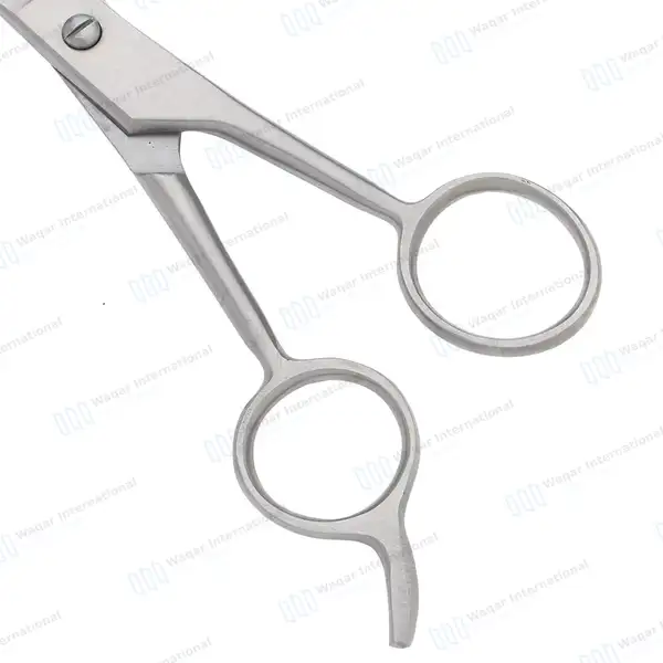 Double Edged Professional Hair Thinning Shears 6.5” Silver - surgical instruments manufactured by Waqar International, Sialkot - view 4