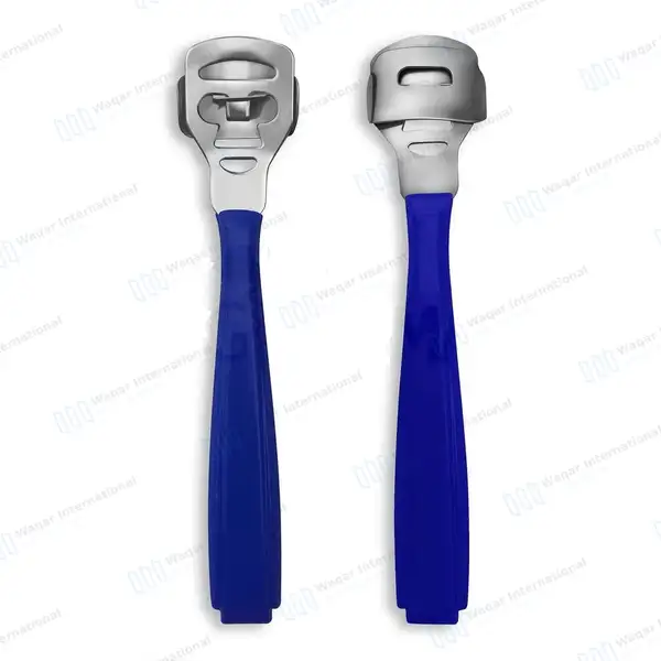 Foot Callus Shaver Hard Skin Corn Remover with 10 Replacement Blades – Blue - surgical instruments manufactured by Waqar International, Sialkot - view 2