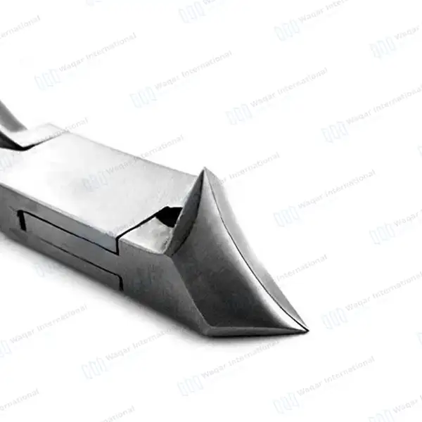 2 Pcs Moon Shape & Barrel Spring Toenail Nippers Set 5.5″ - surgical instruments manufactured by Waqar International, Sialkot - view 8