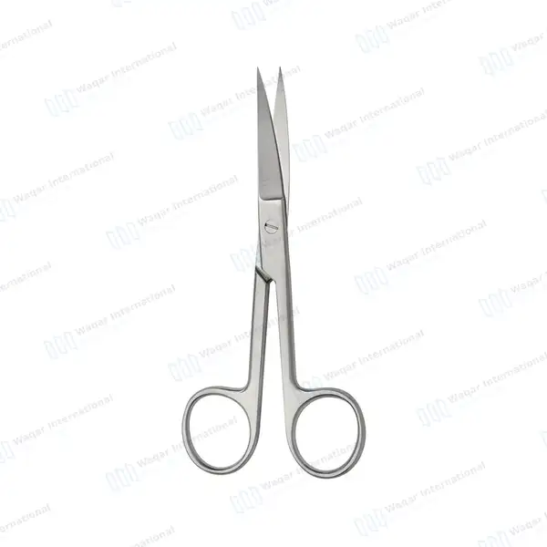 Operating Scissors Sharp/Sharp 4.5″ Curved - surgical instruments manufactured by Waqar International, Sialkot - view 2