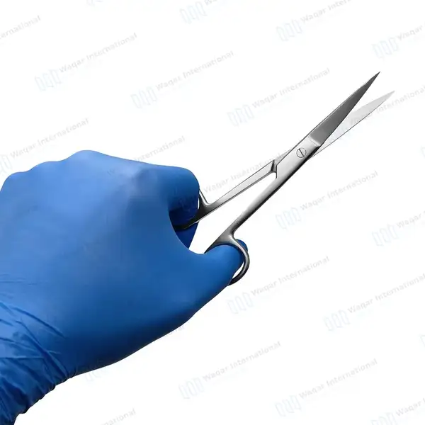 Operating Scissors Sharp/Sharp 5.5″ Straight - surgical instruments manufactured by Waqar International, Sialkot - view 7