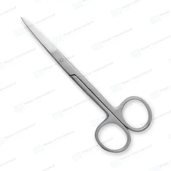 2 Iris Scissors Set 3.5″ Straight + Curved - surgical instruments manufactured by Waqar International, Sialkot - view 4