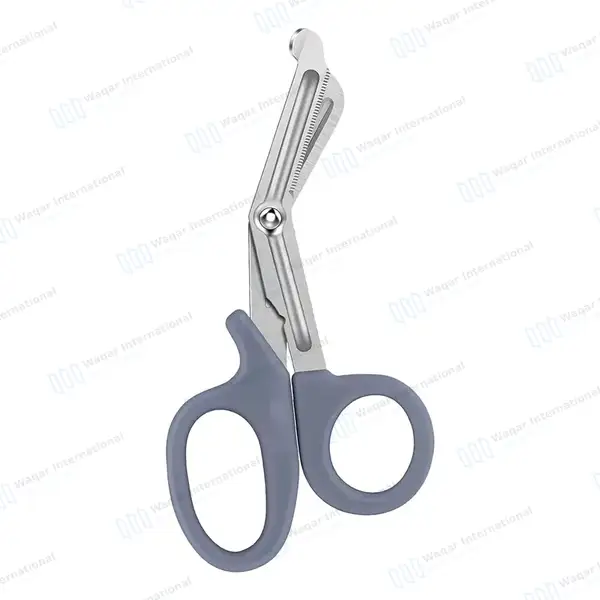 Gray EMT/EMS Utility 5.5″ Paramedic Bandage Scissors - surgical instruments manufactured by Waqar International, Sialkot - view 2