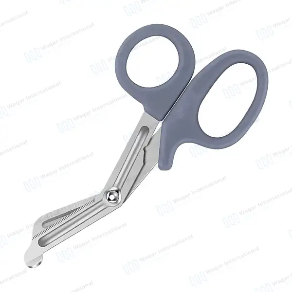 Gray EMT/EMS Utility 5.5″ Paramedic Bandage Scissors - surgical instruments manufactured by Waqar International, Sialkot - view 7