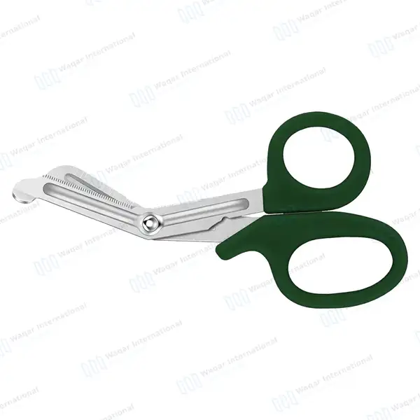 Hunter Green EMT/EMS Utility 5.5″ Paramedic Bandage Scissors - surgical instruments manufactured by Waqar International, Sialkot - view 5