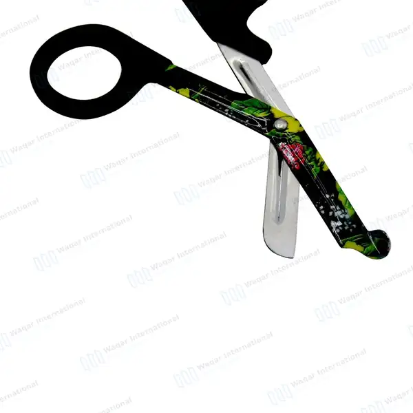 100 EMT Utility Scissors 7.25″ Paper Coated Blades Black - surgical instruments manufactured by Waqar International, Sialkot - view 6
